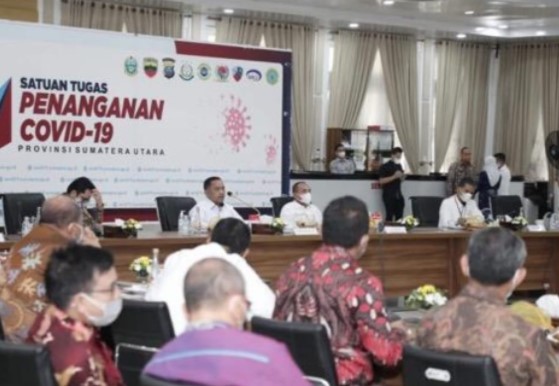 Plh Wali Kota Medan Ikuti Rakor Pencegahan Korupsi Pada Pelayanan Publik