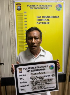  Satres Narkoba Polresta Pekanbaru Sikat Sepasang Tersangka Penyalahguna Narkotika