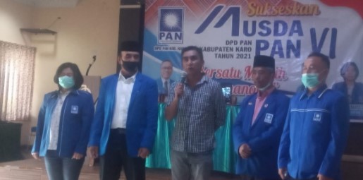  Bupati Hadiri Musda Ke-VI DPD Partai PAN Kabupaten Karo