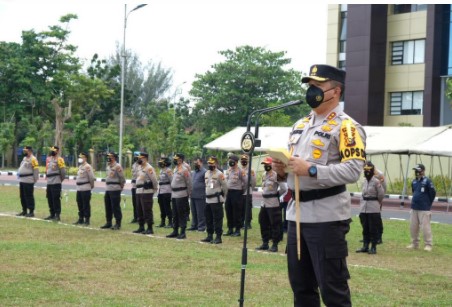  100 Personel Brimob BKO Polda Papua Berhasil Selesaikan Tugas, Kapolda Riau Ucapkan Terimakasih