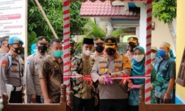 Kapolres Batubara Resmikan Desa Pulau Sejuk Menjadi Desa Tangguh Tanggap Covid-19