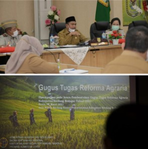  Pemkab Sergai Bentuk Tim Gugus Tugas Reforma Agraria