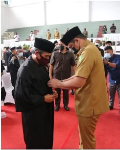 Dewan Pengawas dan Dewan Hakim MTQ Ke- 54 Tingkat Kota Medan Dilantik Walikota