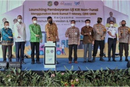 Wali Kota Medan Launching Pembayaran Uji KIR Melalui Non Tunai