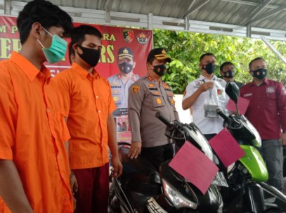  Polres Batubara Ringkus Dua Sindikat Curanmor Asal Sergai