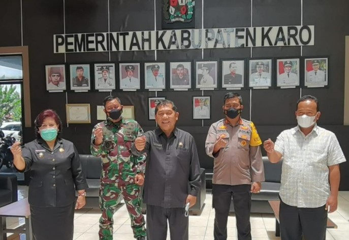  Bupati Karo dan Forkopimda Dukung PK21, Persiapan DPPKB Dengan BKKBN Pendataan April 2021