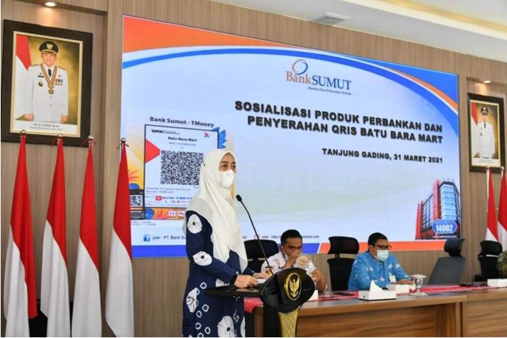  Ketua TP PKK Batubara Kerjasama Dengan Bank Sumut Sosialisasi Produk Perbankan