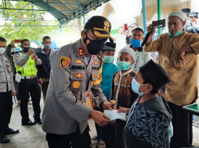 Sambut Bulan Suci Ramadhan, Kapolres Sergai Gelar Bakti Sosial dan Santuni Anak Yatim