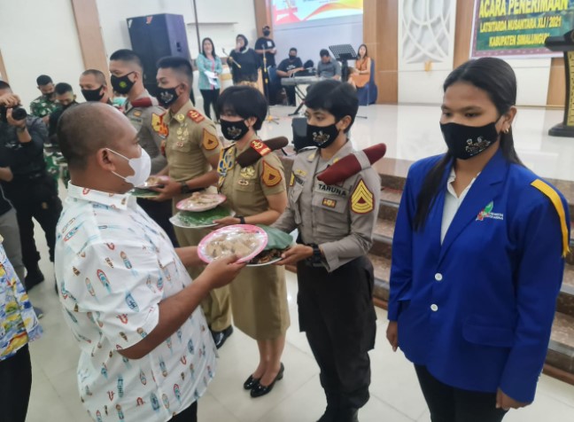  Kapolres Simalungun Hadiri Malam Penyambutan 195 Peserta Latsitardanus XLI Tahun 2021