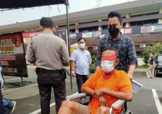  Polrestabes Medan Tembak Pembunuh Supir Angkot