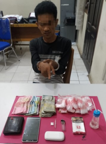  Tim Ojoloyo Polres Kampar Ringkus Pengedar Sabu Desa Bukit Ranah