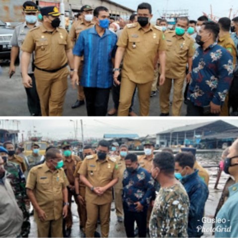 Wali Kota Medan Tinjau Laporan Masyarakat Terkait Aktifitas Pelanggaran Penangkapan ikan dengan Pukat Trawl di Perairan Belawan