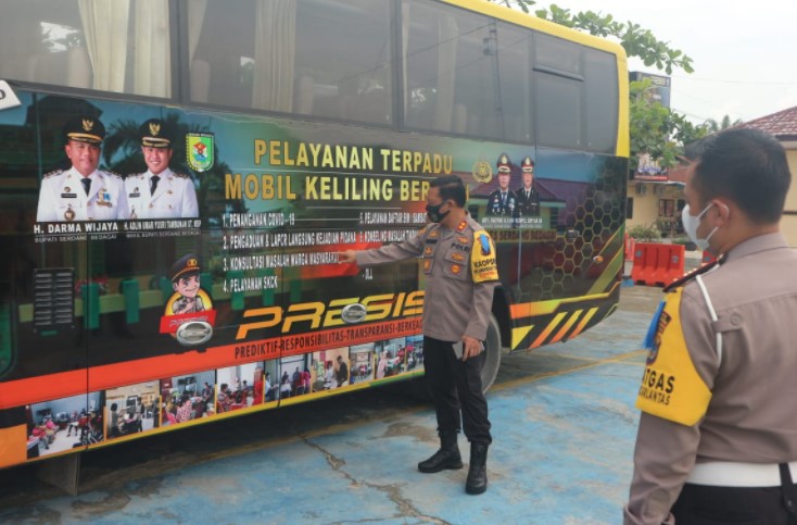  Tingkatkan Pelayanan Publik, Polres Sergai Miliki Pelayanan Terpadu Mobil Keliling Bertuah