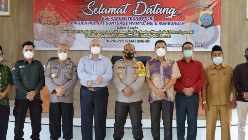  Kapuslitbang Polri Apresiasi Aplikasi Horas Paten Polres Simalungun