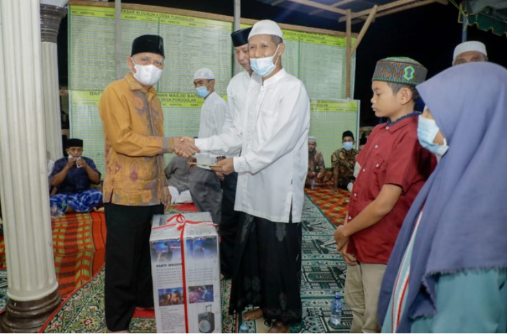  Safari Ramadhan Hari Ke- 3, Bupati Asahan Kunjungi Mesjid Baiturrahman Desa Punggulan