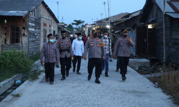  Polres Batubara dan Jajaran Gencar Laksanakan Patroli Subuh