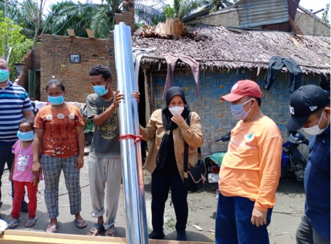  57 Rumah di Sergai Hancur Diterjang Agin Puting Beliung