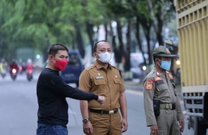 Pemantauan dan Pencegahan Asmara Subuh, Tim Gabungan Lakukan Penjagaan di Bahu Jalan