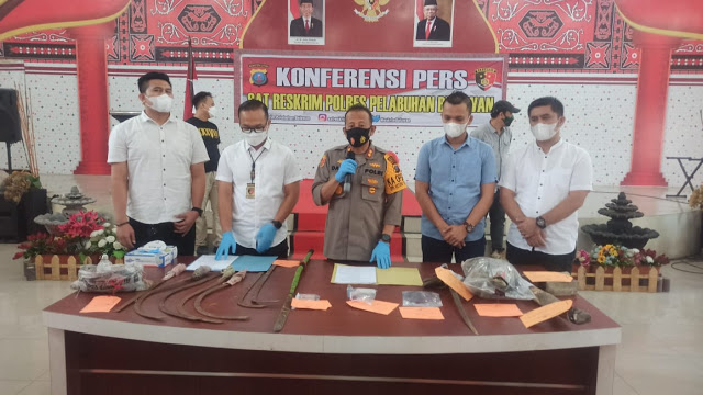  Selama Idul Fitri, Ini Sejumlah Kasus Kriminal Yang Diungkap Polres Pelabuhan Belawan