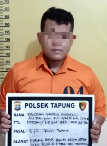  Polsek Tapung Tangkap Pelaku Penggelapan Uang Penjualan Aset CV JMM