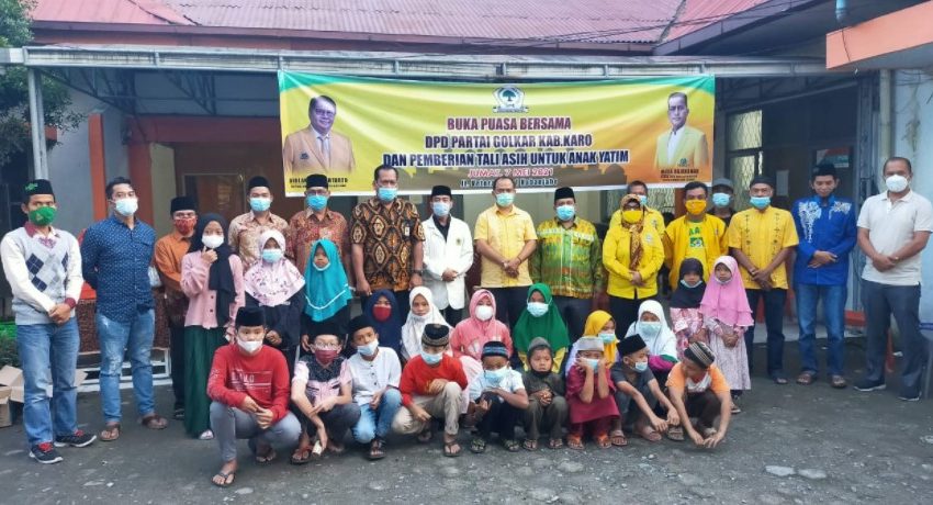  DPD Partai Golkar Karo Buka Puasa Bersama dan Berikan Tali Asih Untuk Anak Yatim/Piatu