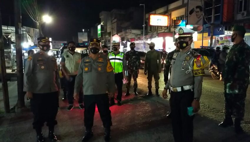 Cegah Penularan Covid-19, Kapolres Batubara Pimpin Operasi Yustisi di Tempat Keramaian