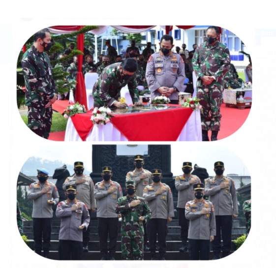  Panglima dan Kapolri Kunjungi Lembaga Pendidikan TNI dan Polri