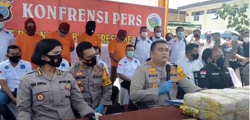  Polrestabes Medan Gagalkan Penyelundupan Sabu 40 Kg