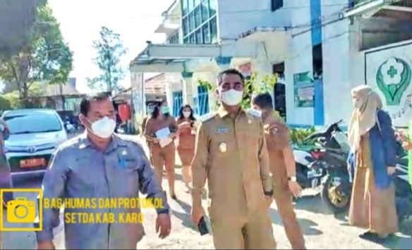  Sidak Wabup Karo, ASN Diingatkan Senantiasa Bekerja Tanpa Pamrih Layani Masyarakat