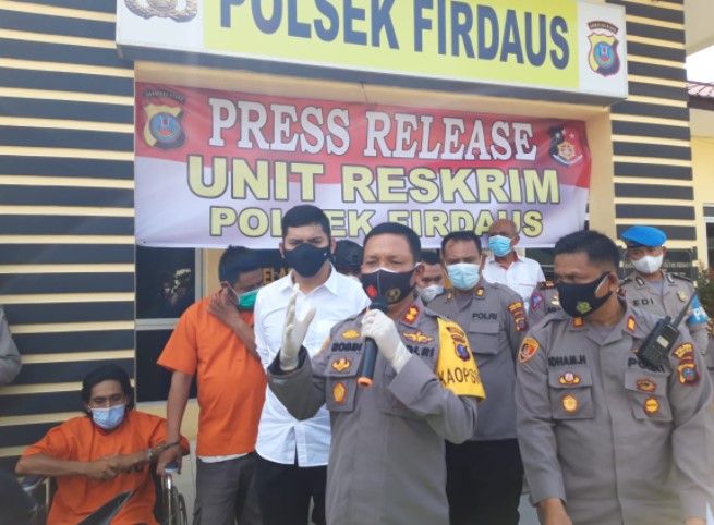  Polres Sergai Tangkap Pembunuh Janda dan Penadah Barang Curian