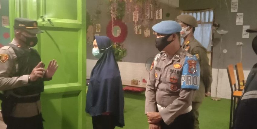 Operasi Yustisi, Tim Gabungan Polsek Limapuluh Sisir Tempat-Tempat Keramaian