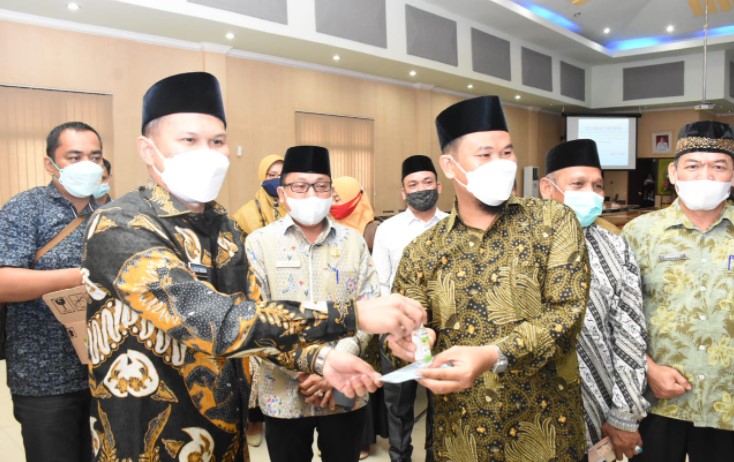  Wabup Sergai Lepas Kontingen STQH XVII Tingkat Provsu Tahun 2021