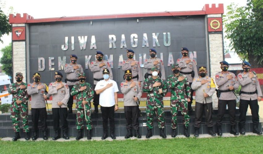  Kapolres Pematang Siantar Sambut Kunjungan Kapolda Sumut dan Pangdam I/BB