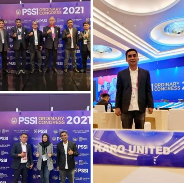  Wakil Bupati Karo Hadiri Kongres PSSI di Jakarta