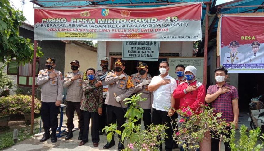  Kapolres Batubara Pantau Warga Isolasi Mandiri