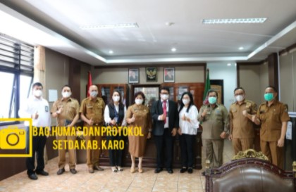  Bupati Karo Terima Kunker Kakanwil Direktorat Jenderal Perbendaharaan Sumut