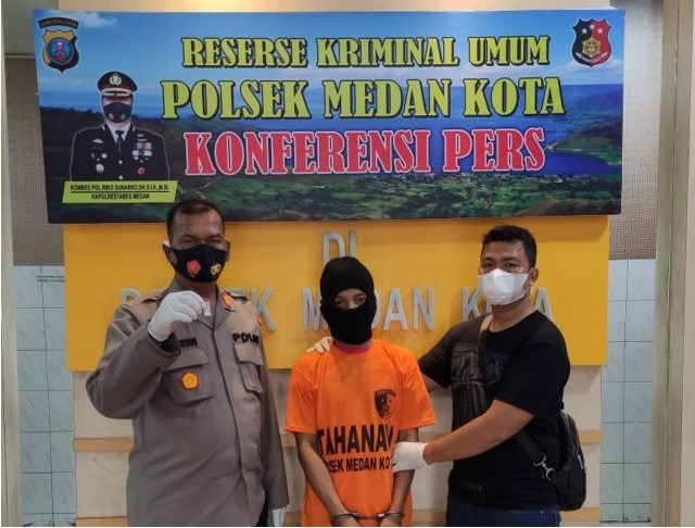 Polsek Medan Kota Ringkus Pecandu Narkoba