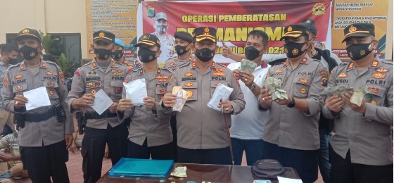 Polres Batubara Amankan 104 Preman, 4 Diantaranya Wanita