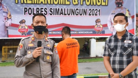  Polres Simalungun Gelar Operasi Anti Premanisme dan Pungli, 15 Orang Diamankan