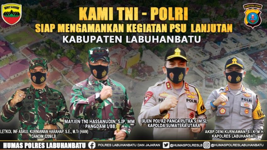 Polres Labuhanbatu Siapkan 1.250 Personil Kondusifkan PSU Lanjutan di 2 TPS