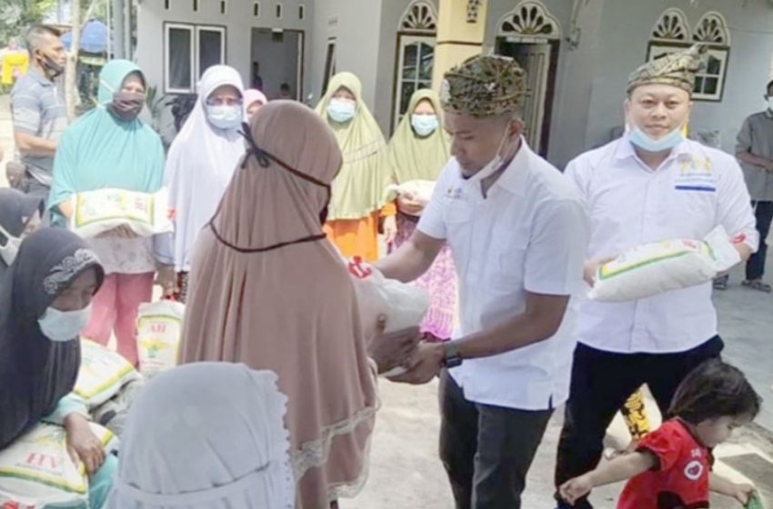 Di Masa Pandemi Covid-19, Kadin Batubara Rutin Berbagi Sembako