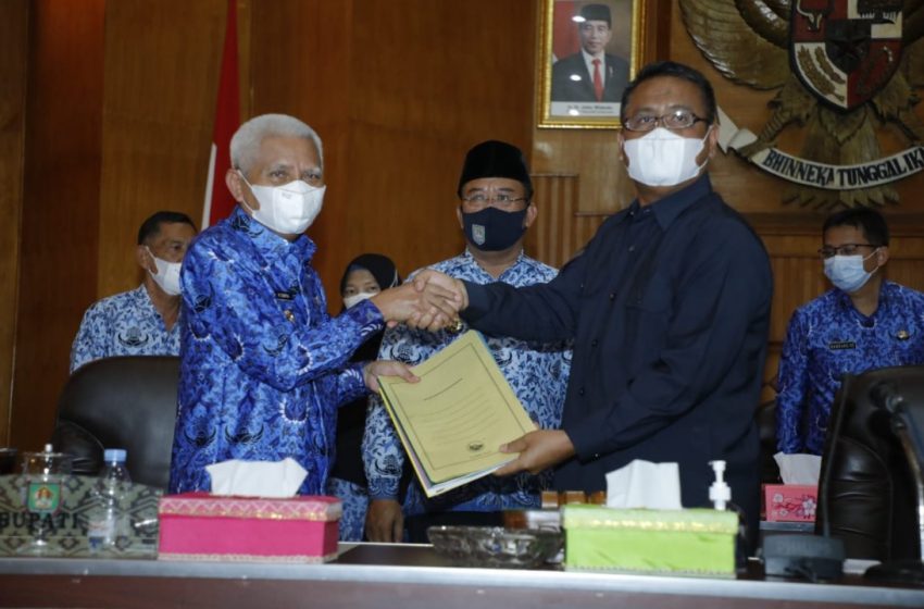  Bupati Asahan Sampaikan Penjelasan Ranperda Tentang RPJMD 2021-2026