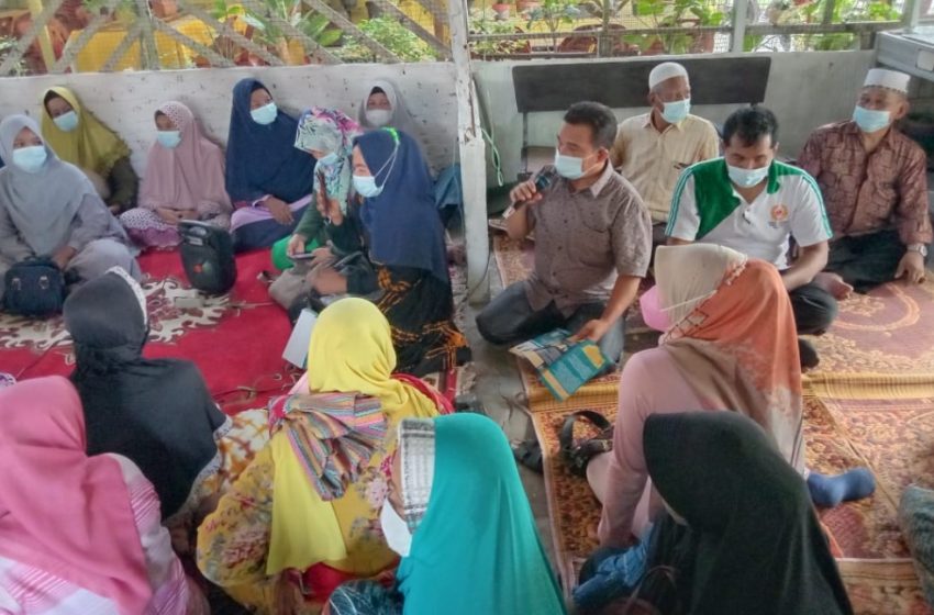 Camat Kota Kisaran Barat Gelar Sosialisasi Vaksinasi Covid-19 di Kelurahan Mekar Baru