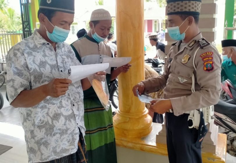  Unit Dikyasa Sat Lantas Polres Sergai Tak Bosan Imbau Masyarakat Cegah Covid-19