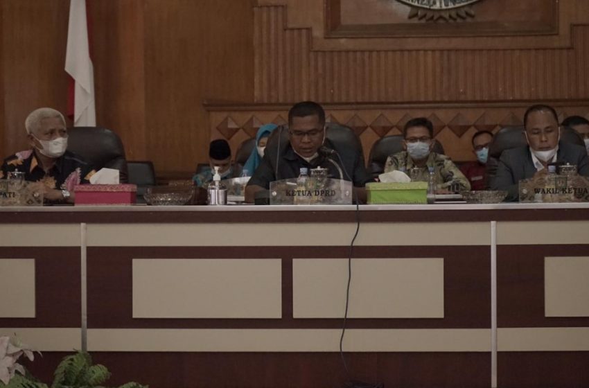  Bupati Asahan Sampaikan Jawaban atas Pandangan Umum Fraksi Terhadap LKPJ TA. 2020