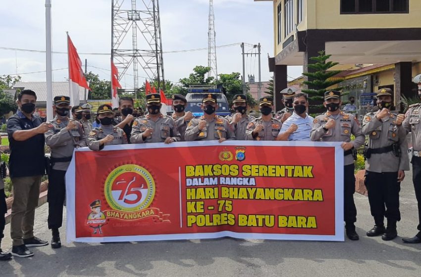 Kapolres Batubara Pimpin Apel Pelepasan Baksos Secara Serentak