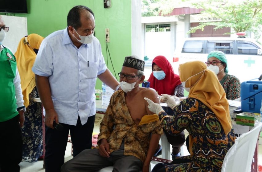  Wakil Bupati Asahan Tinjau Pelaksanaan Vaksinasi dan Resmikan Rumah Isolasi Mandiri PT Socfindo