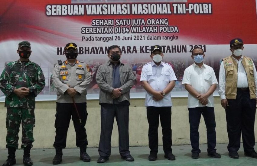  Kapolres Siak Ucapkan Terimakasih, Vaksinasi Nasional Sehari Satu Juta Orang Sukses Digelar