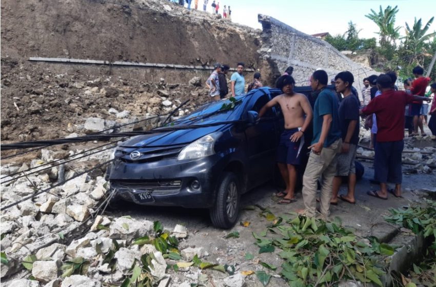  Tembok PPU Katolik Prapat Rubuh, Tiga Orang Dikabarkan Tewas