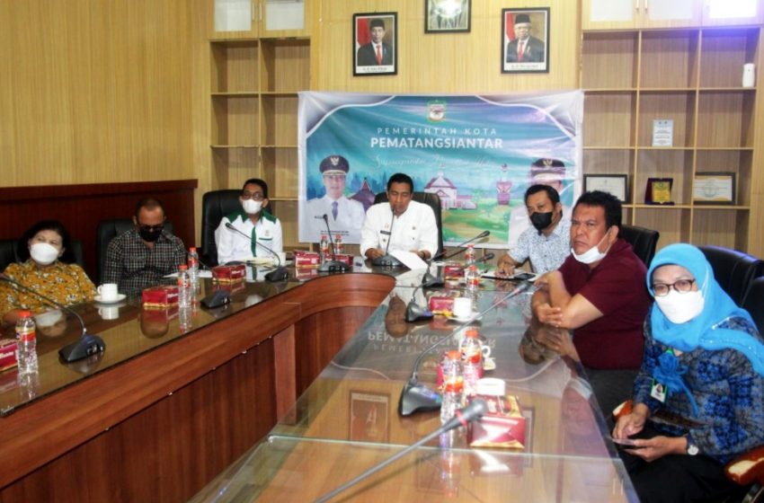  Wali Kota Siantar Ikuti Acara Opening Ceremony dan Webinar Ekonomi Sumut